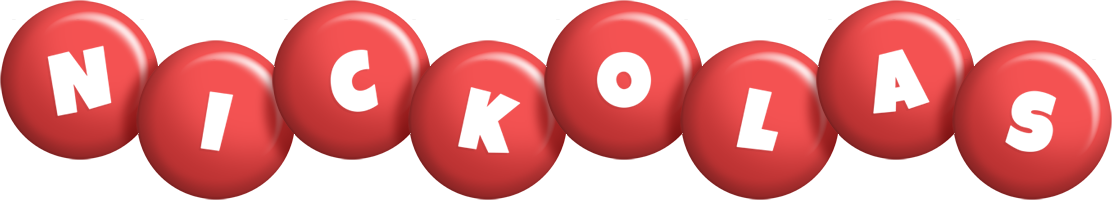 Nickolas candy-red logo