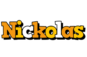Nickolas cartoon logo