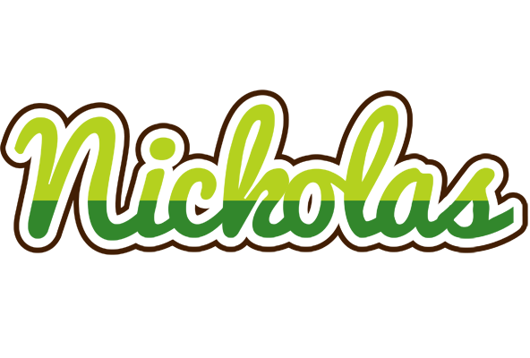 Nickolas golfing logo