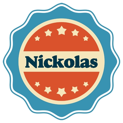 Nickolas labels logo