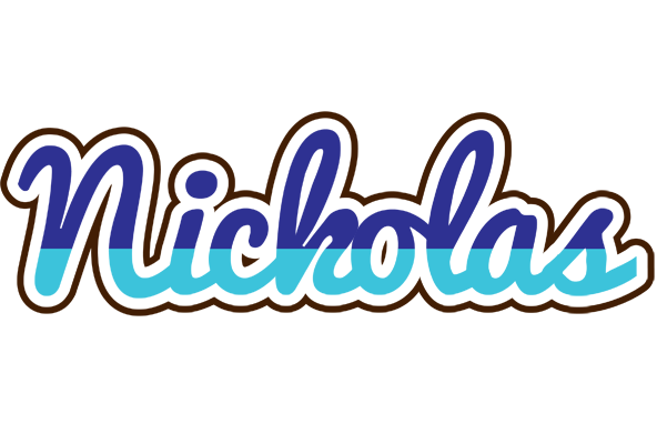 Nickolas raining logo