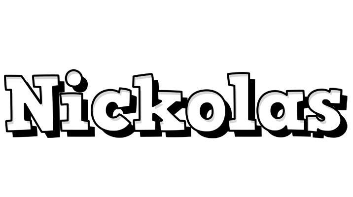 Nickolas snowing logo