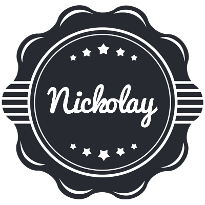 Nickolay badge logo