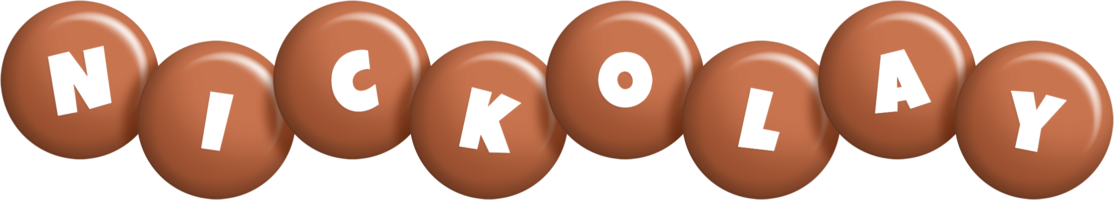 Nickolay candy-brown logo