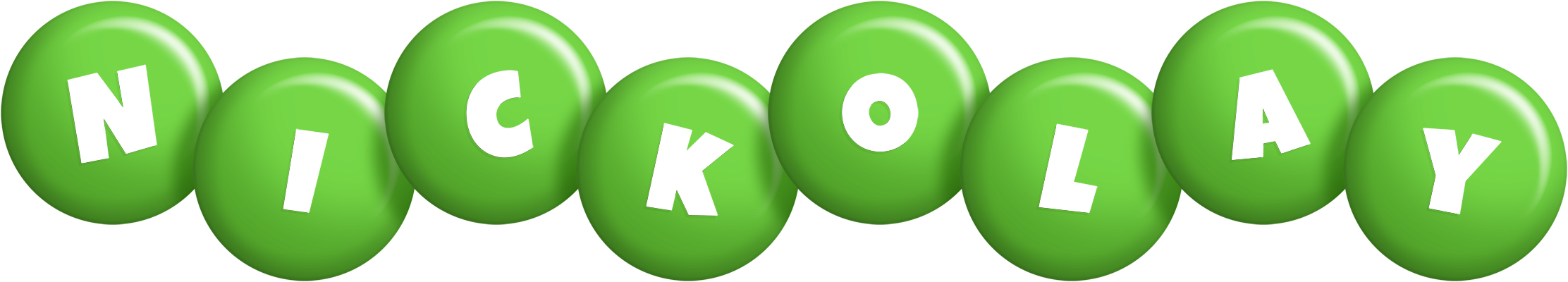 Nickolay candy-green logo