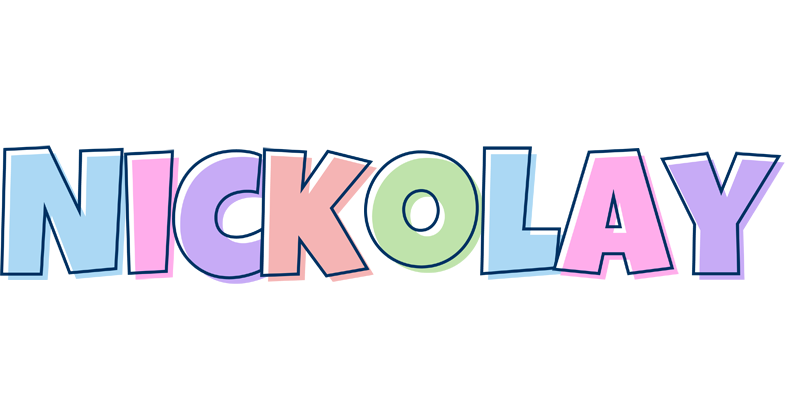 Nickolay pastel logo