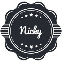 Nicky badge logo