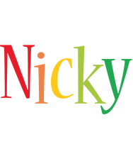 Nicky birthday logo
