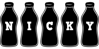 Nicky bottle logo