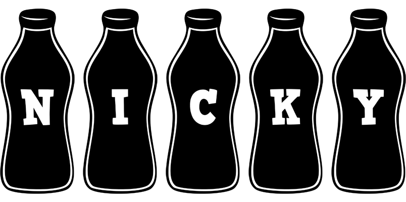 Nicky bottle logo