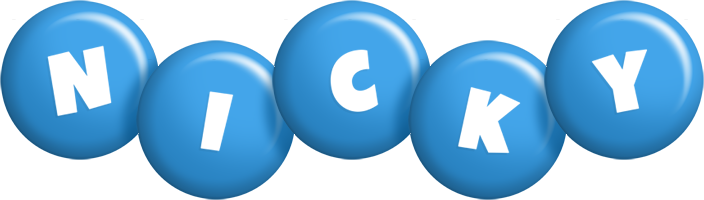 Nicky candy-blue logo