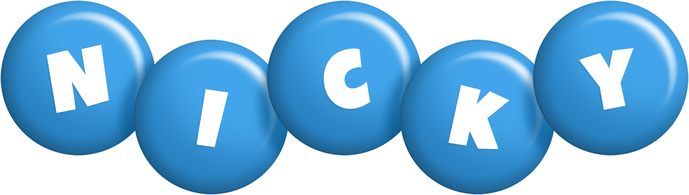 Nicky candy-blue logo