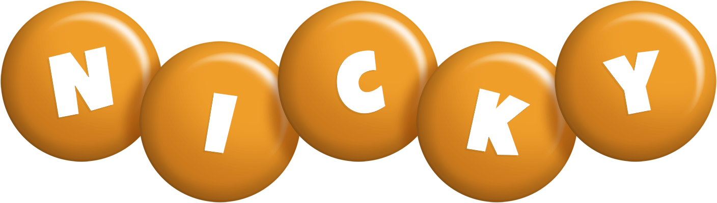 Nicky candy-orange logo