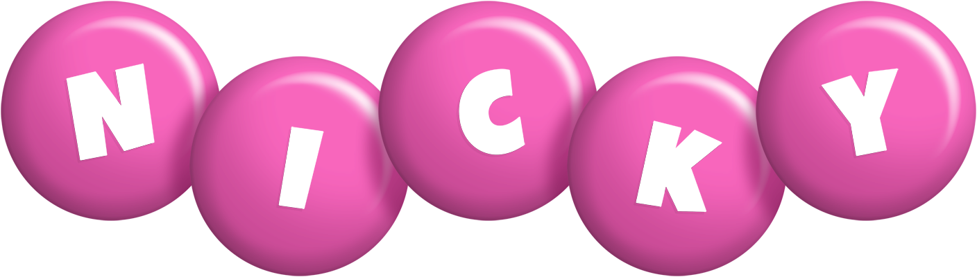 Nicky candy-pink logo