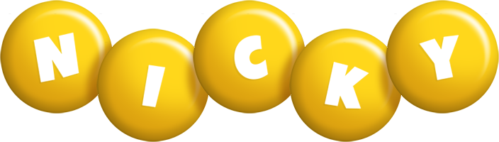 Nicky candy-yellow logo