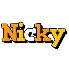 Nicky cartoon logo