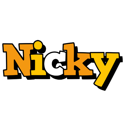 Nicky cartoon logo