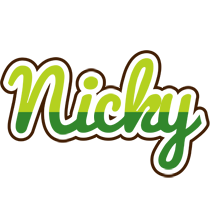 Nicky golfing logo