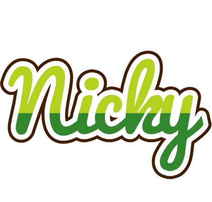 Nicky golfing logo