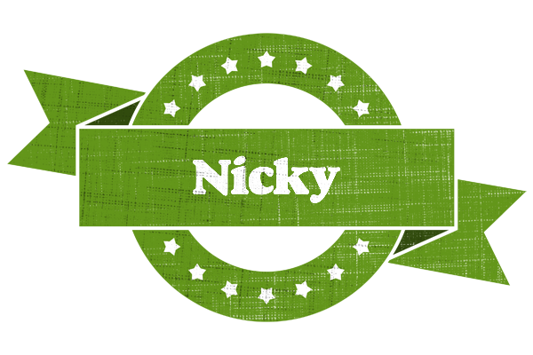 Nicky natural logo
