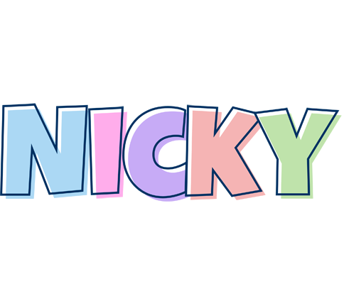 Nicky pastel logo