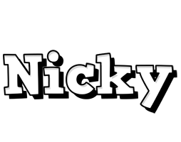Nicky snowing logo