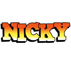 Nicky sunset logo