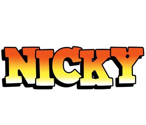 Nicky sunset logo