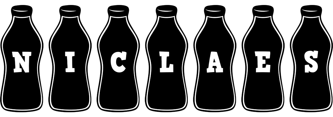 Niclaes bottle logo