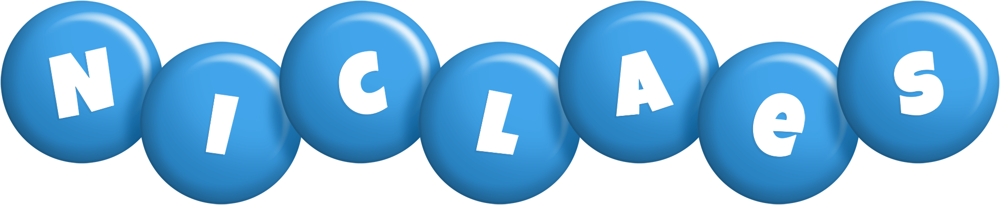 Niclaes candy-blue logo