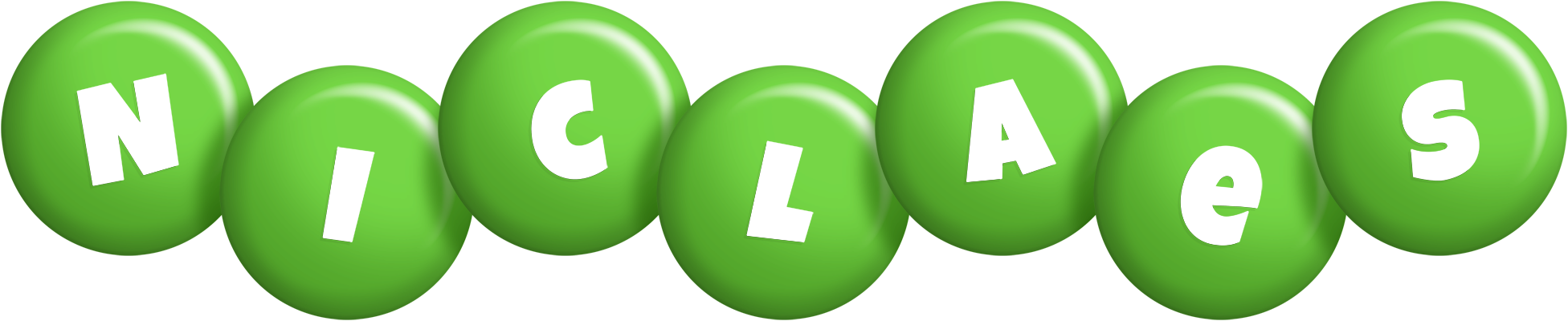 Niclaes candy-green logo