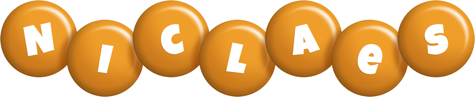 Niclaes candy-orange logo