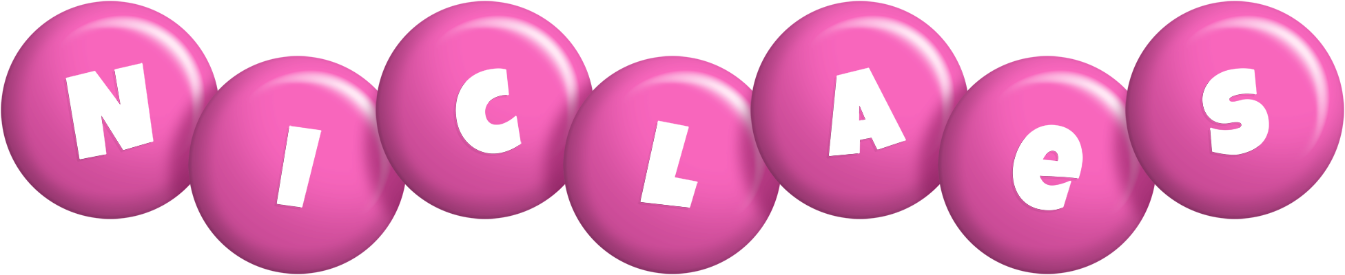 Niclaes candy-pink logo