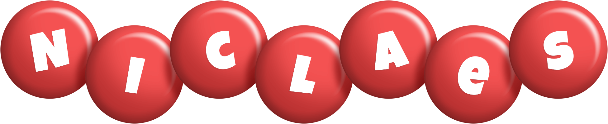 Niclaes candy-red logo
