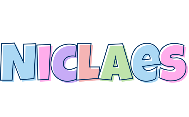 Niclaes pastel logo