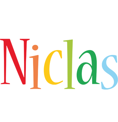 Niclas birthday logo