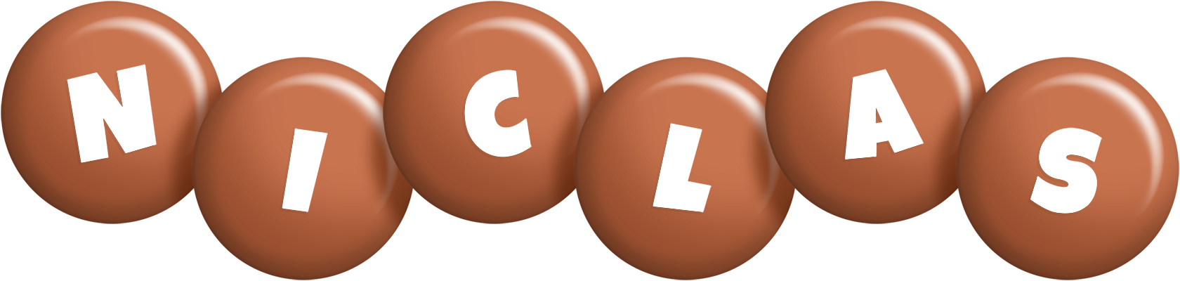 Niclas candy-brown logo