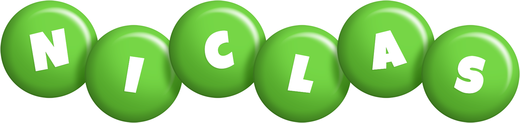 Niclas candy-green logo