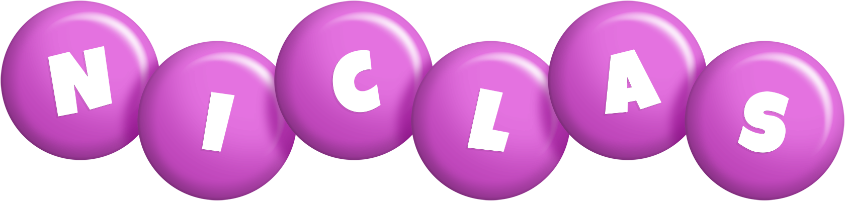 Niclas candy-purple logo