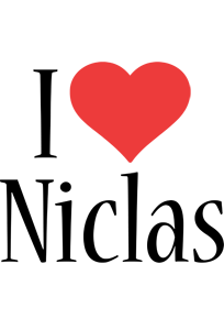 Niclas i-love logo