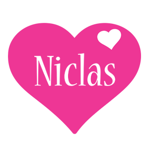 Niclas love-heart logo