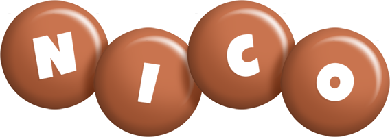Nico candy-brown logo