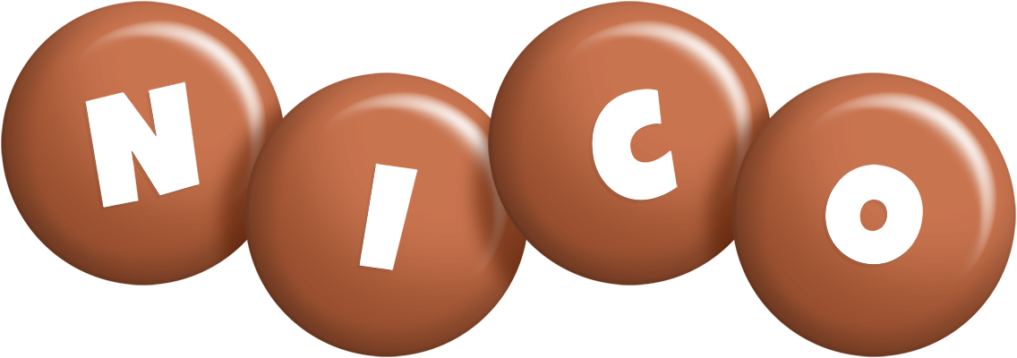 Nico candy-brown logo