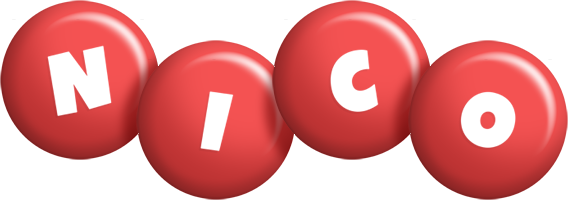Nico candy-red logo