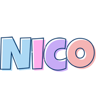 Nico Logo | Name Logo Generator - Candy, Pastel, Lager, Bowling Pin ...