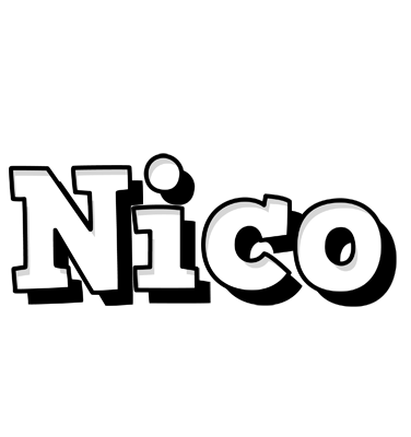 Nico snowing logo