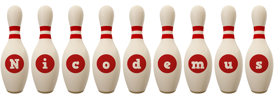 Nicodemus bowling-pin logo