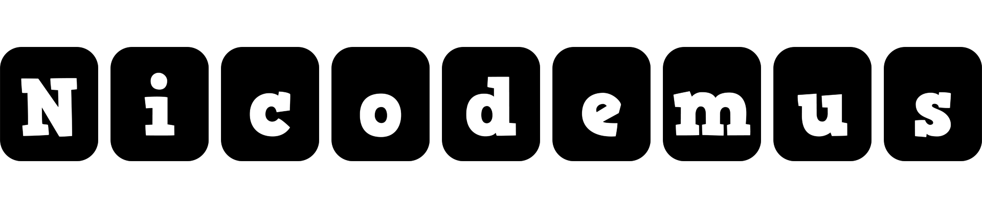Nicodemus box logo