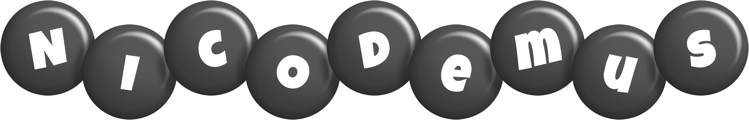 Nicodemus candy-black logo