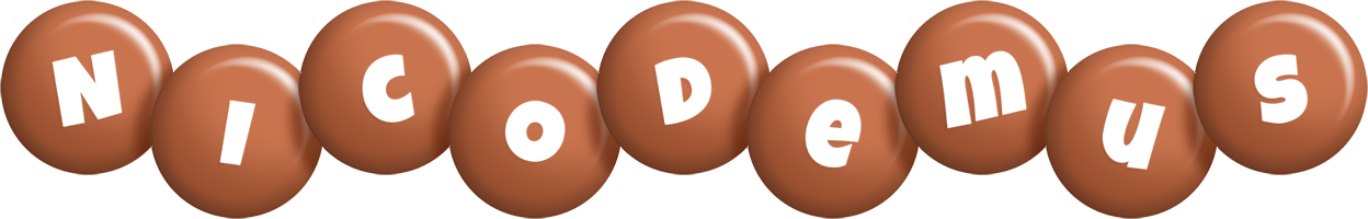 Nicodemus candy-brown logo